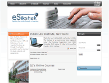 Tablet Screenshot of elearningilidelhi.org